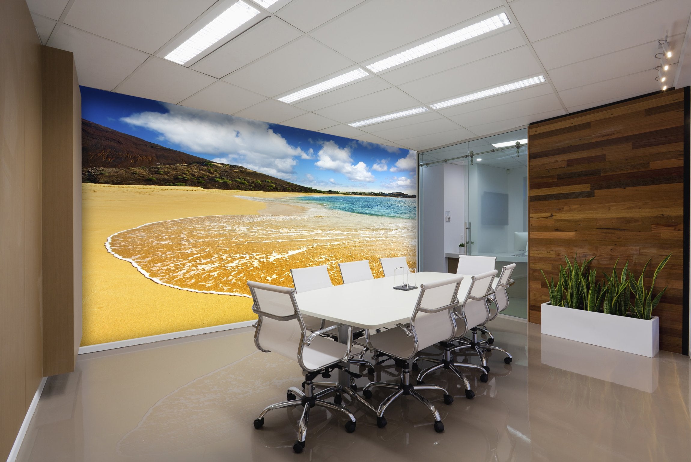 PVC Fototapete Tropical Paradise - ECO Wandbild Selbstklebende Tapete - 3D Vinyl Wandsticker XXL SW297