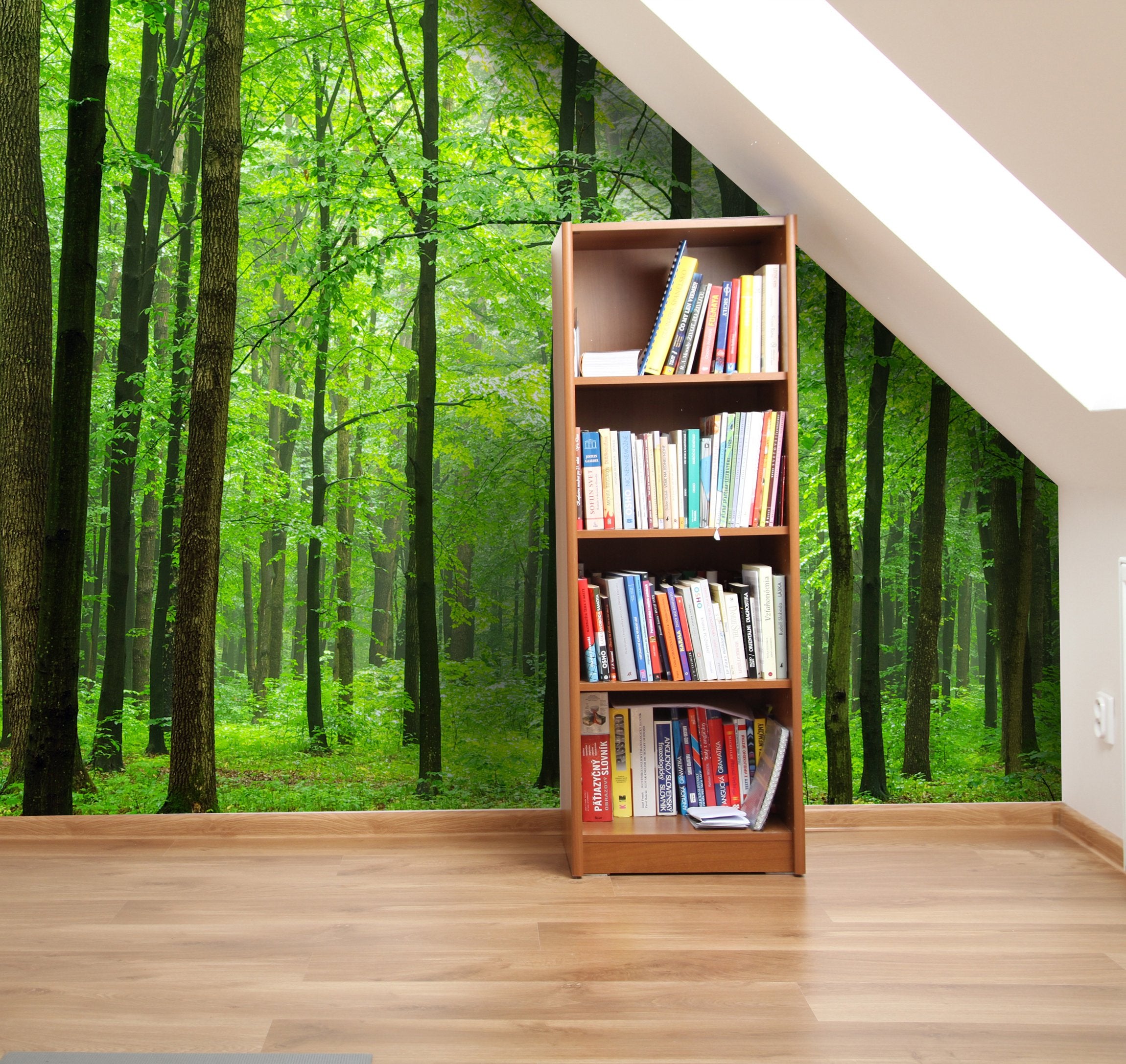 PVC Fototapete Forest - ECO Wandbild Selbstklebende Tapete - 3D Vinyl Wandsticker XXL SW228