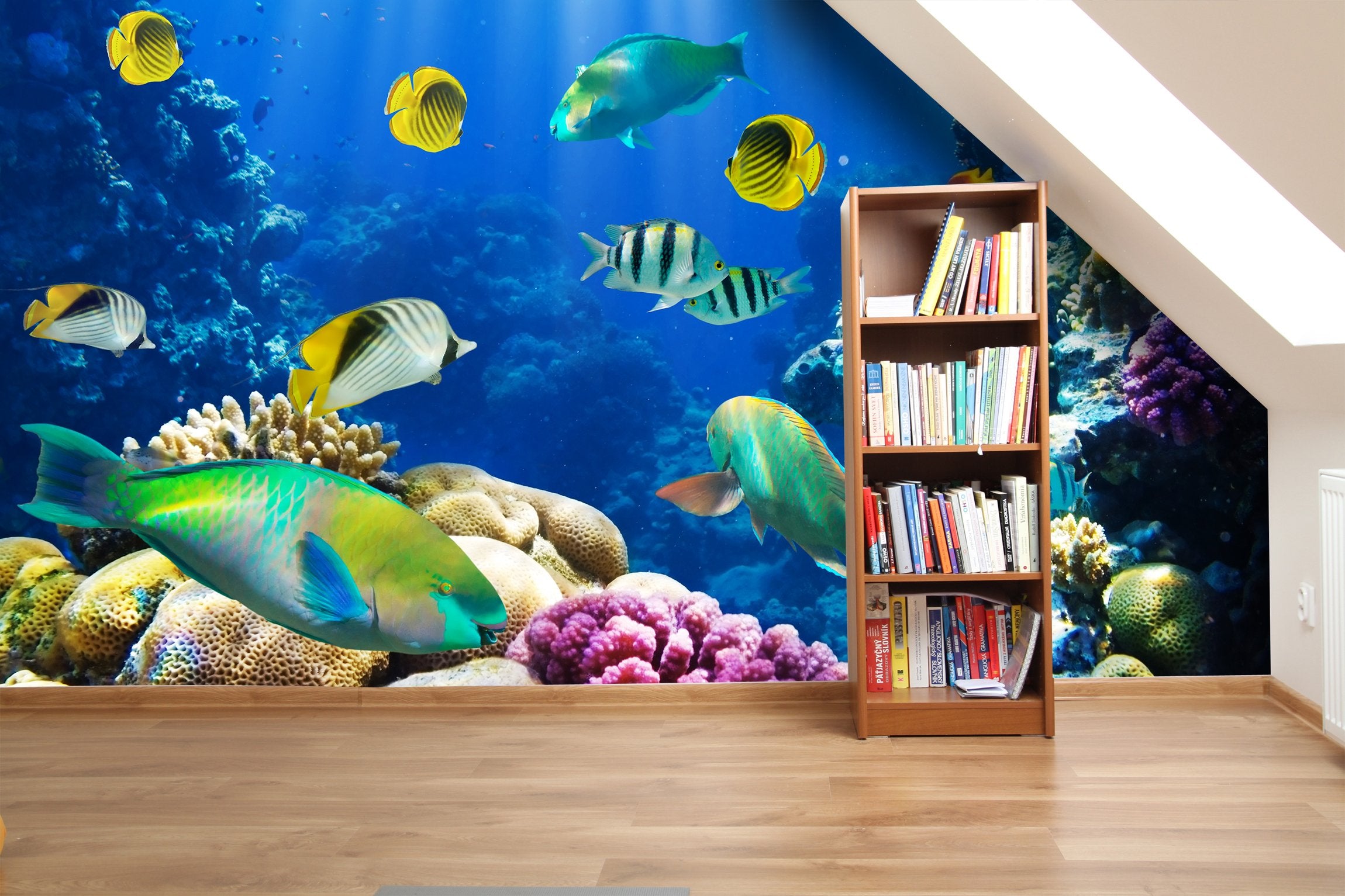PVC Fototapete Coral Colony - ECO Wandbild Selbstklebende Tapete - 3D Vinyl Wandsticker XXL SW113