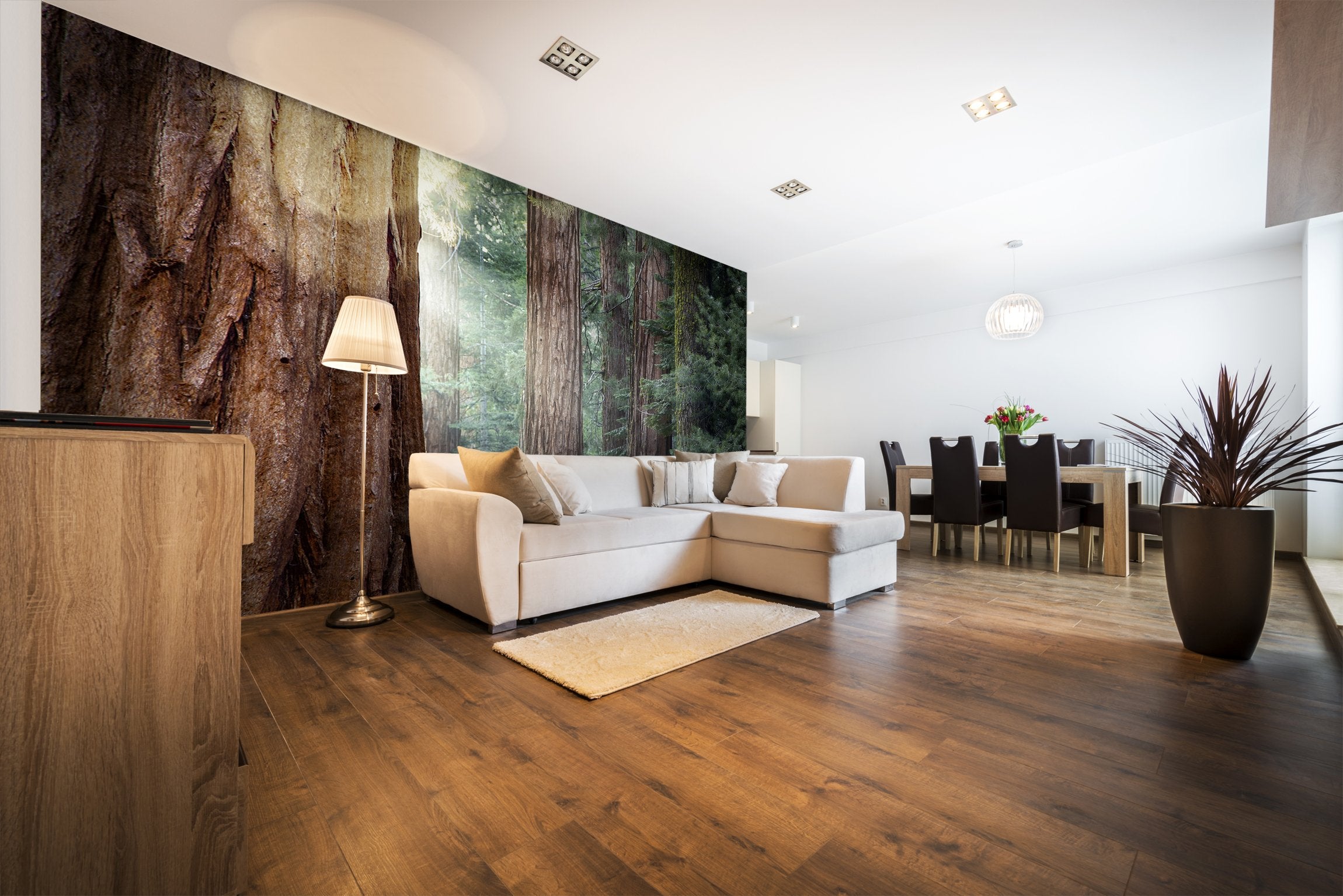 PVC Fototapete Morning light - ECO Wandbild Selbstklebende Tapete - 3D Vinyl Wandsticker XXL SW013