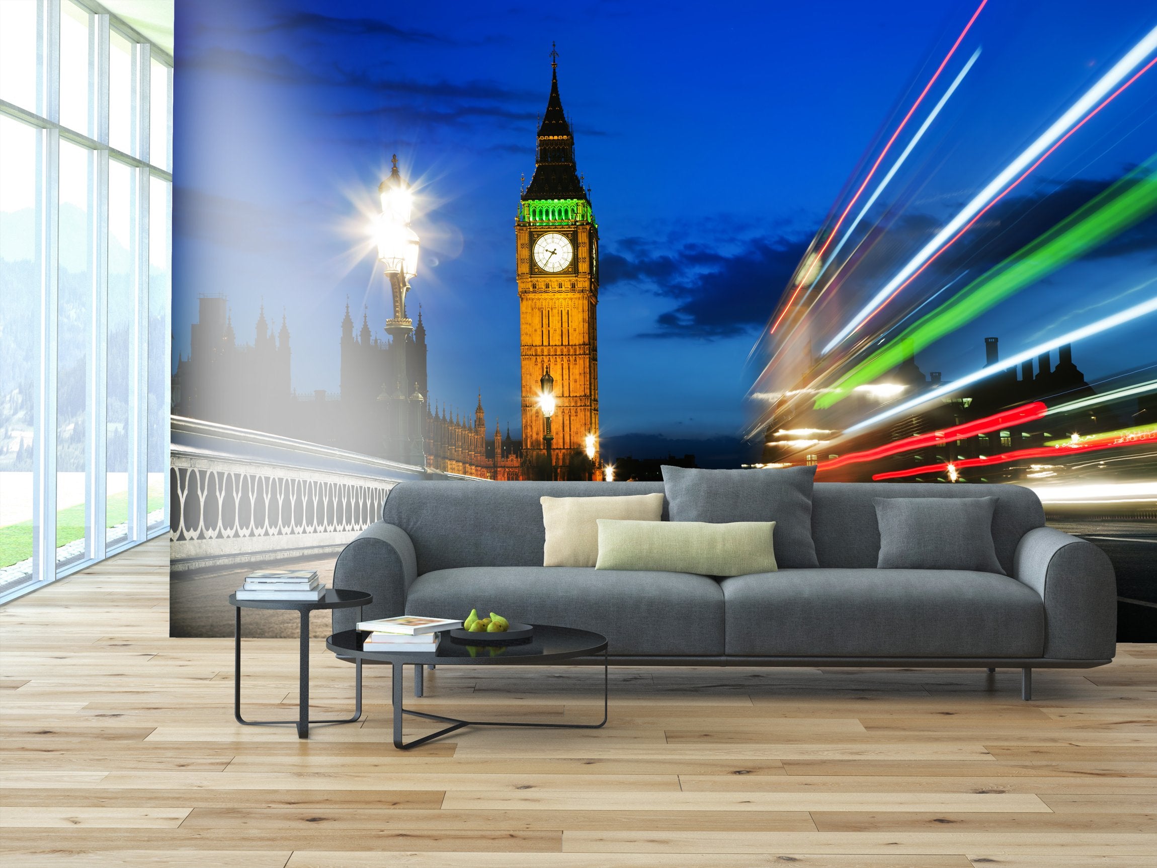 PVC Fototapete London, the UK - ECO Wandbild Selbstklebende Tapete - 3D Vinyl Wandsticker XXL SW161