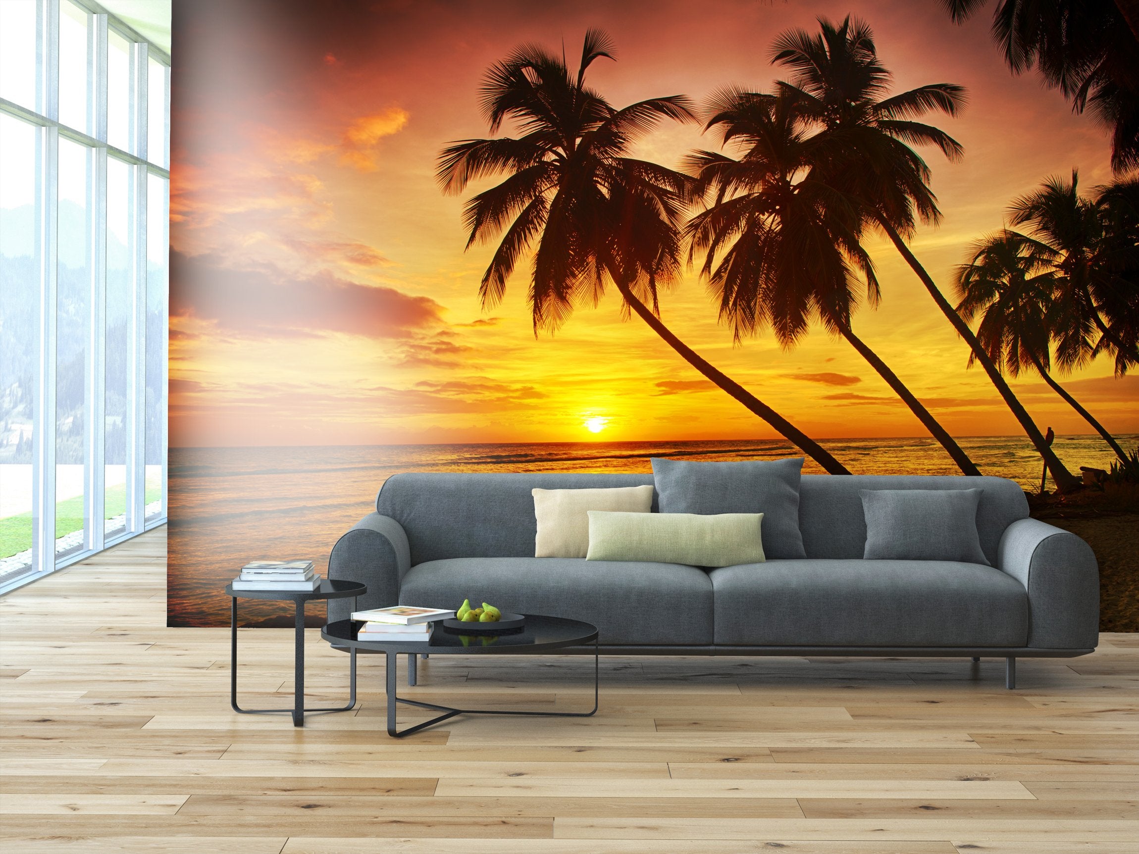 PVC Fototapete Barbados II - ECO Wandbild Selbstklebende Tapete - 3D Vinyl Wandsticker XXL SW123
