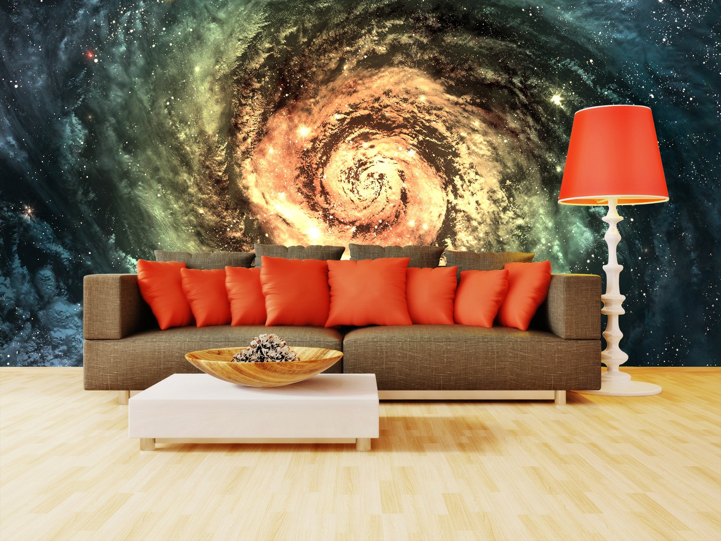 PVC Fototapete Spiral Galaxy - ECO Wandbild Selbstklebende Tapete - 3D Vinyl Wandsticker XXL SW047