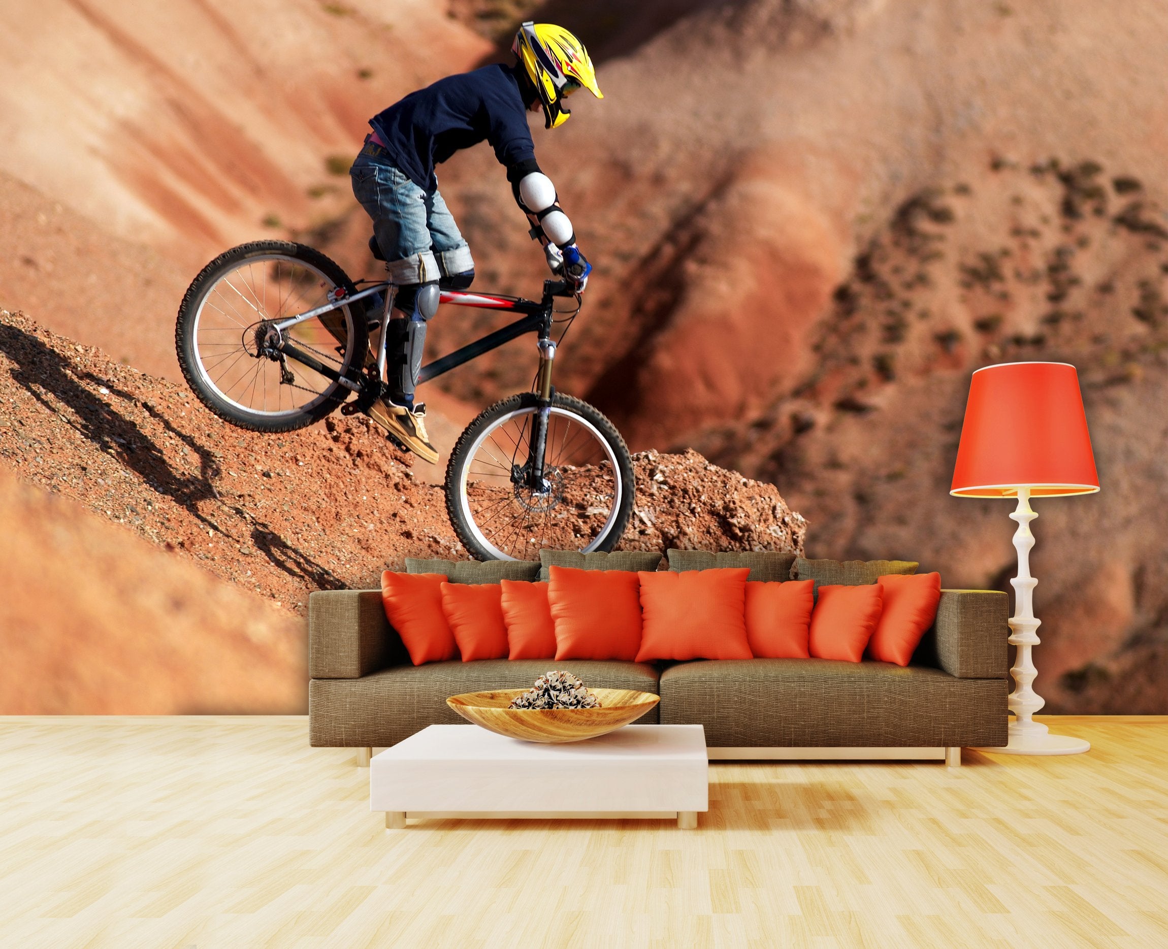PVC Fototapete Extreme Sports - ECO Wandbild Selbstklebende Tapete - 3D Vinyl Wandsticker XXL SW173