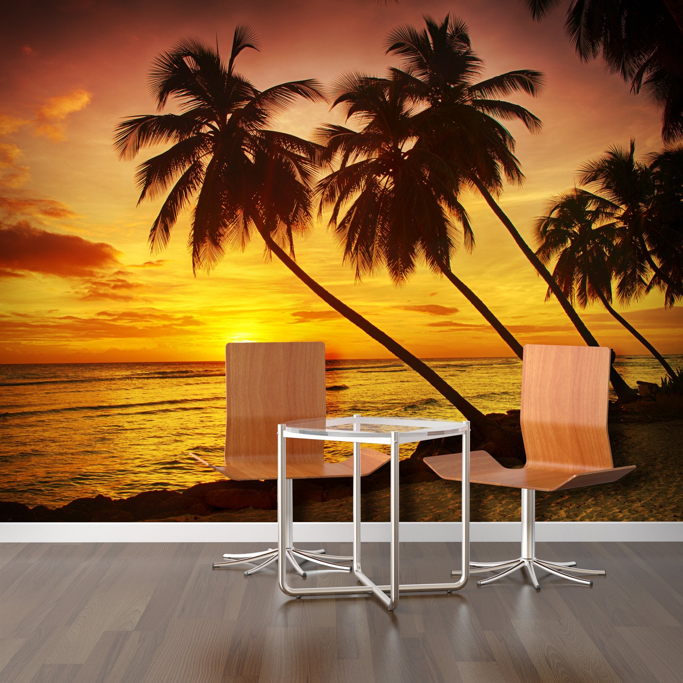 PVC Fototapete Barbados II - ECO Wandbild Selbstklebende Tapete - 3D Vinyl Wandsticker XXL SW123