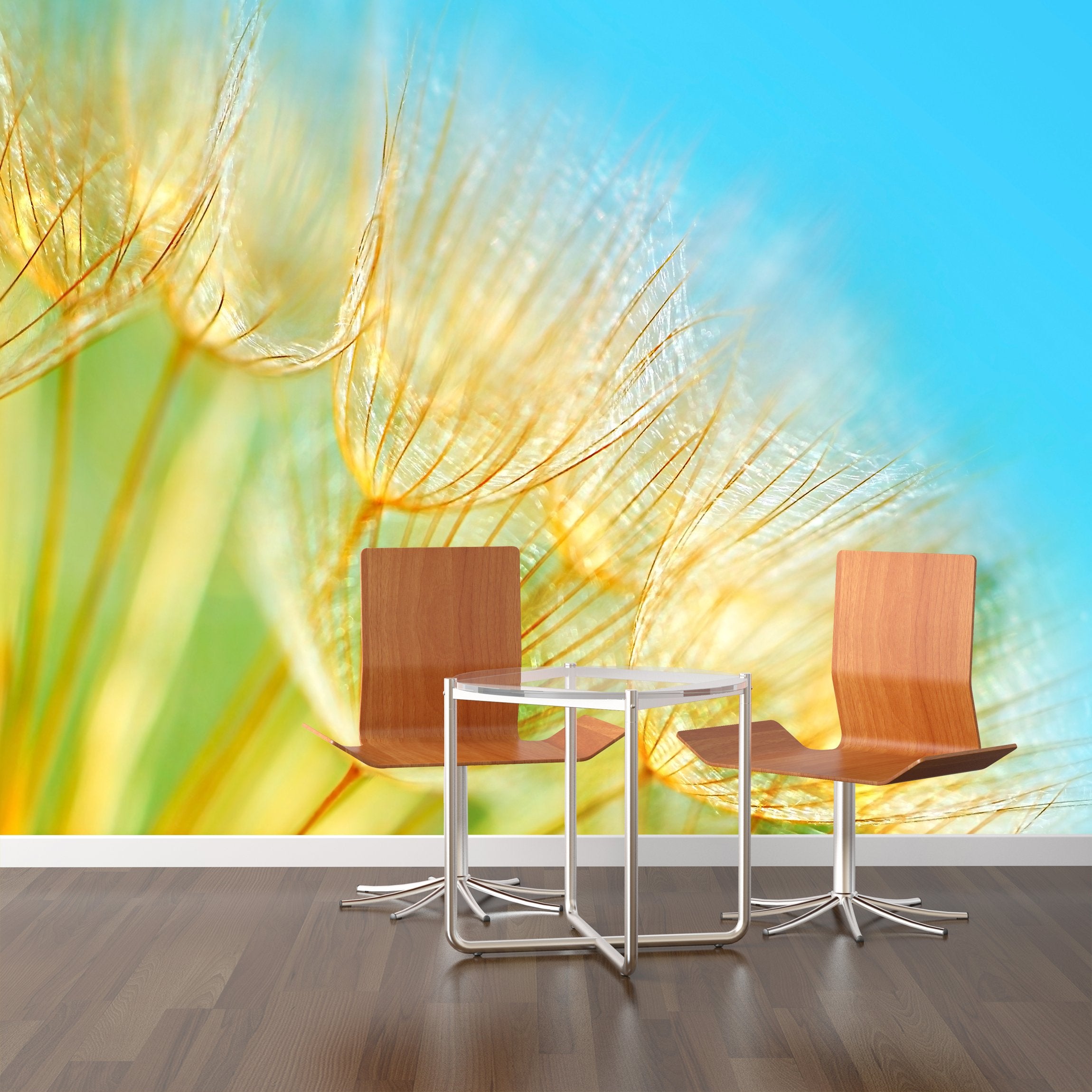 PVC Fototapete Soft Flowers - ECO Wandbild Selbstklebende Tapete - 3D Vinyl Wandsticker XXL SW033