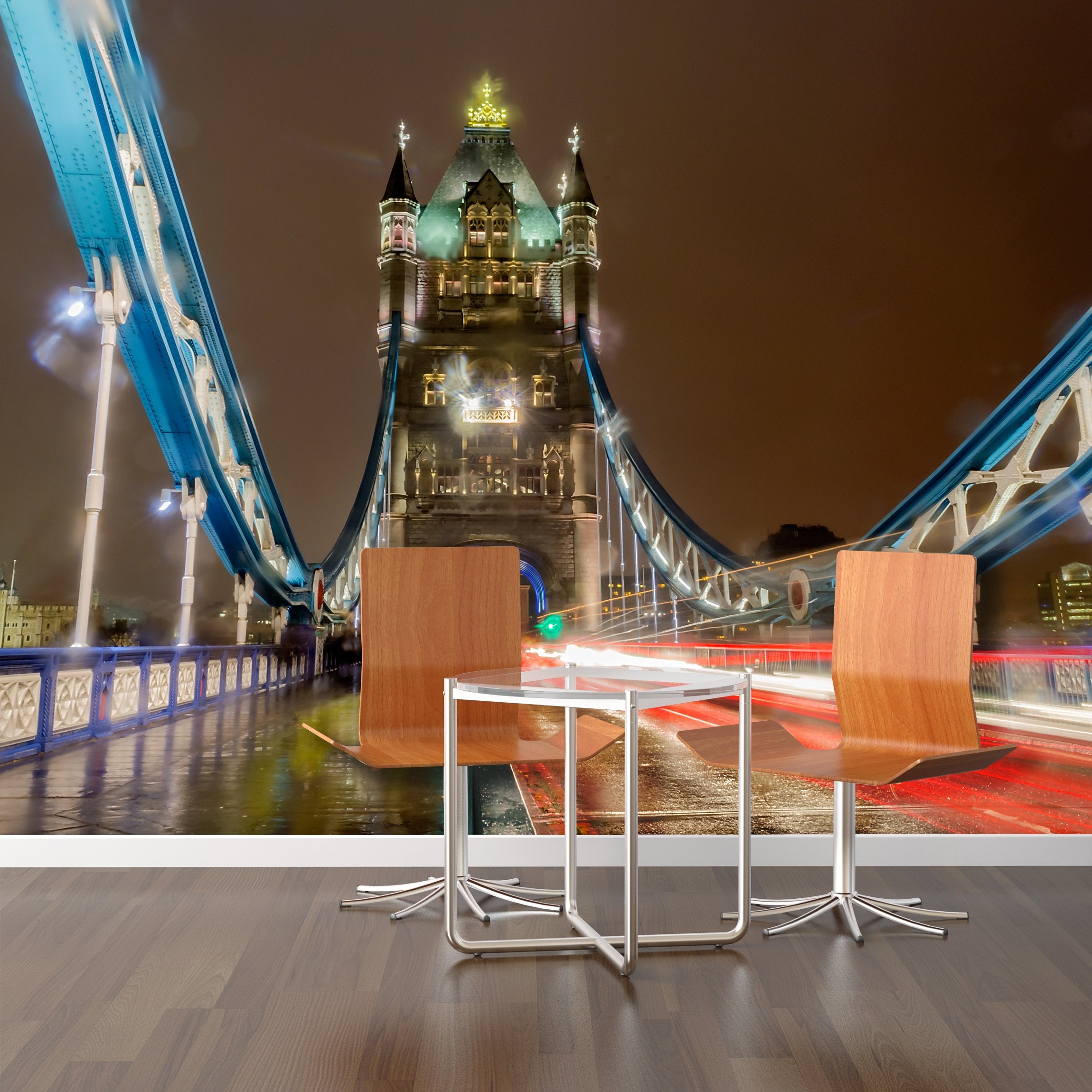 PVC Fototapete Tower Bridge - ECO Wandbild Selbstklebende Tapete - 3D Vinyl Wandsticker XXL SW160