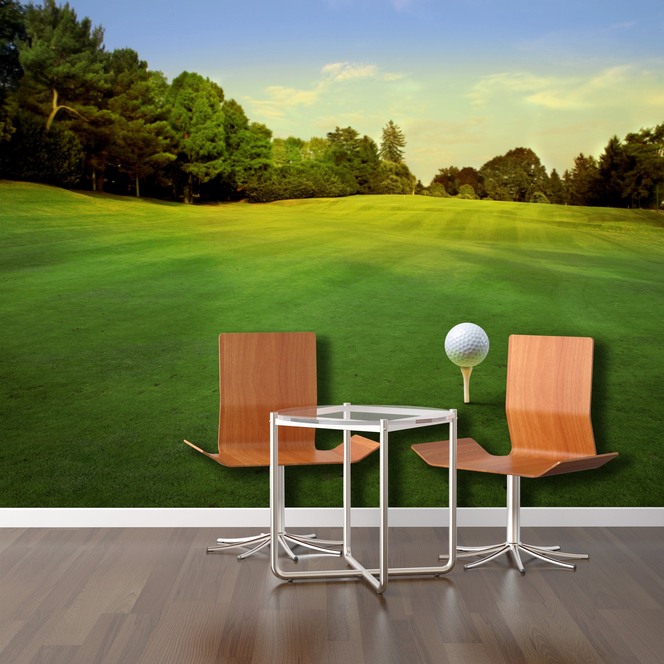 PVC Fototapete Golf - ECO Wandbild Selbstklebende Tapete - 3D Vinyl Wandsticker XXL SW175