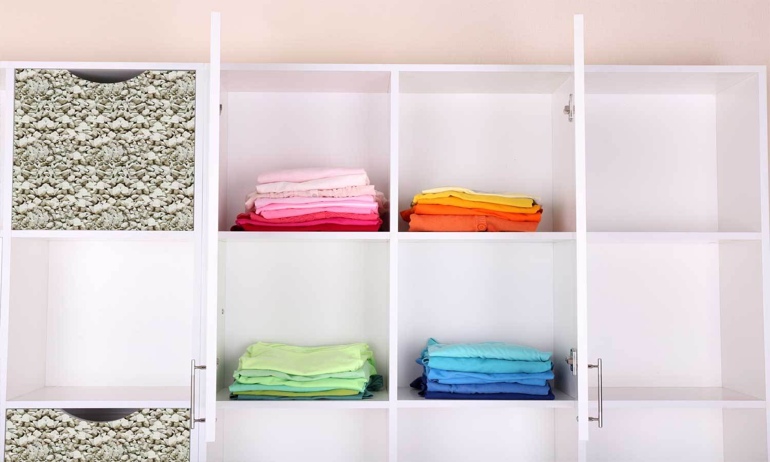 Selbstklebende folie für schränke - Wasserdichte Klebefolie für Möbel, Schrank, Tisch, Tür - UV-beständig & robust- Steine PAT072