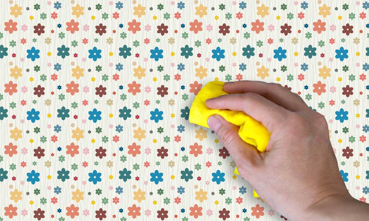 selbstklebende Folie für Möbel- Blume PAT077 - life-decor.de