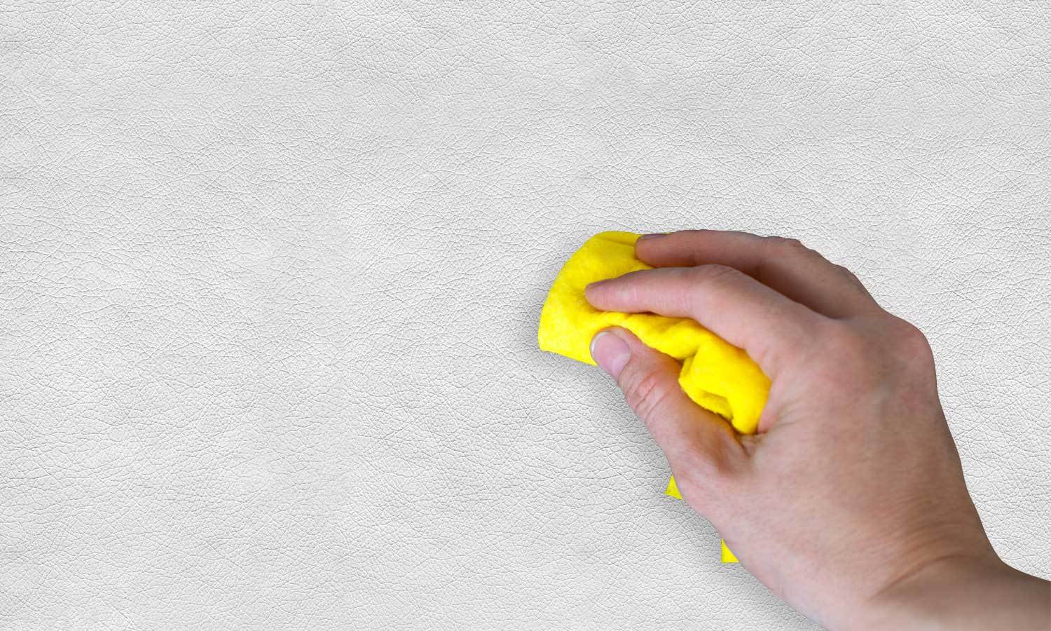 selbstklebende Folie für Möbel- weißes Leder PAT097 - life-decor.de