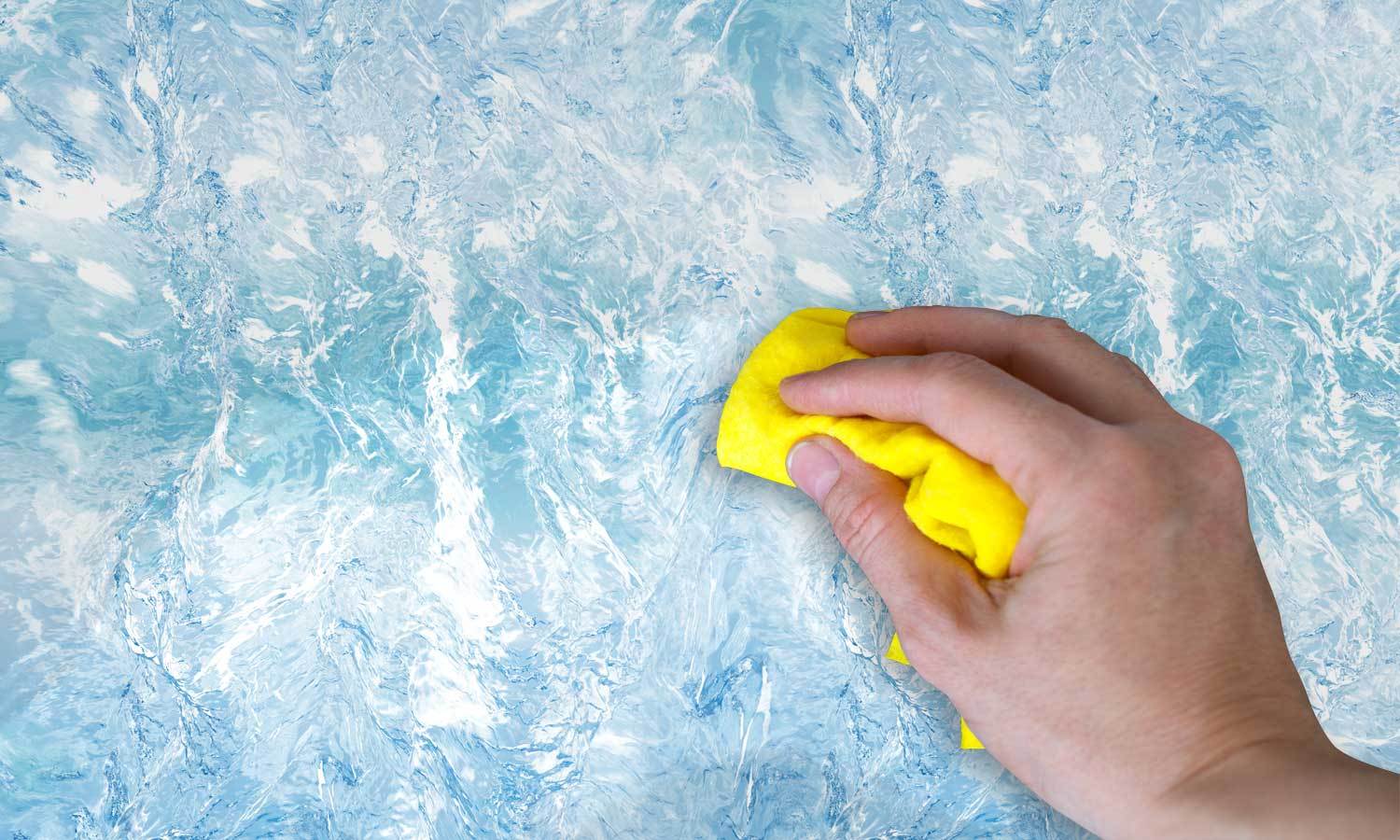 folien für möbel bekleben- blaues Eis PAT057 - life-decor.de