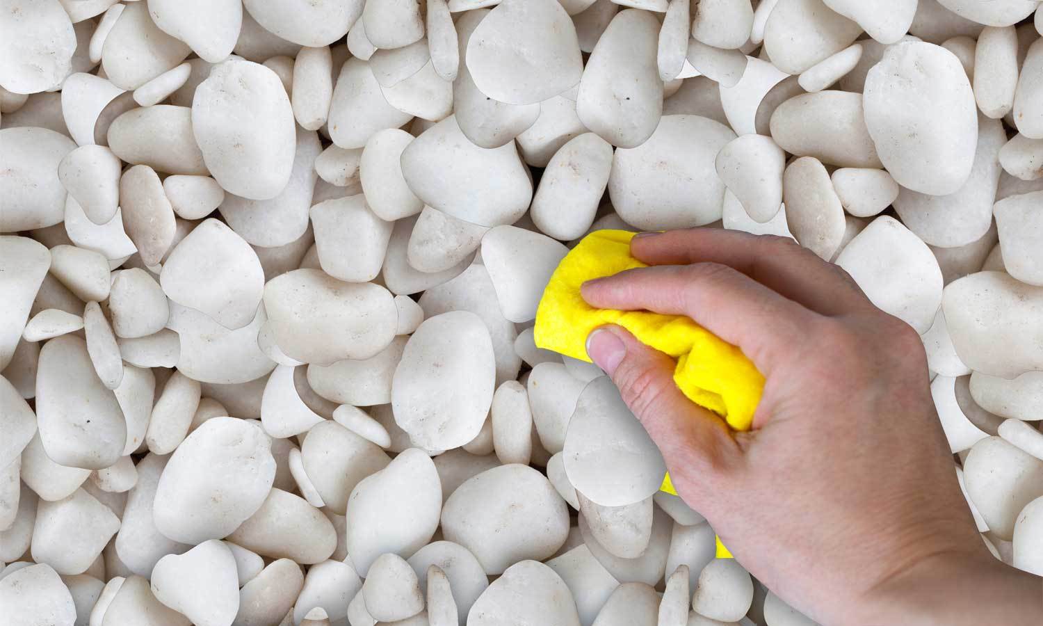 möbel selbstklebende folie- weißer Stein PAT053 - life-decor.de