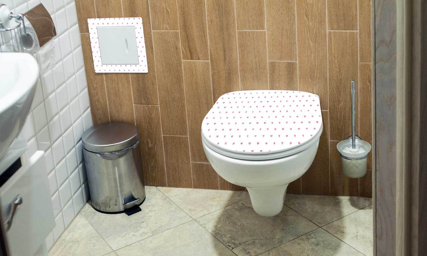 möbel selbstklebende folie- kleine Herzen PAT048 - life-decor.de