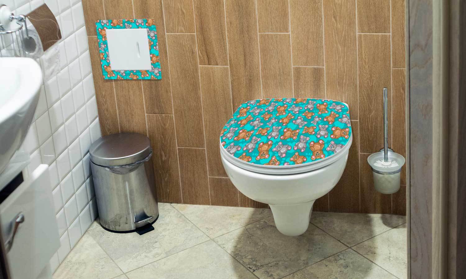 selbstklebende Folie für Möbel- Bär PAT081 - life-decor.de