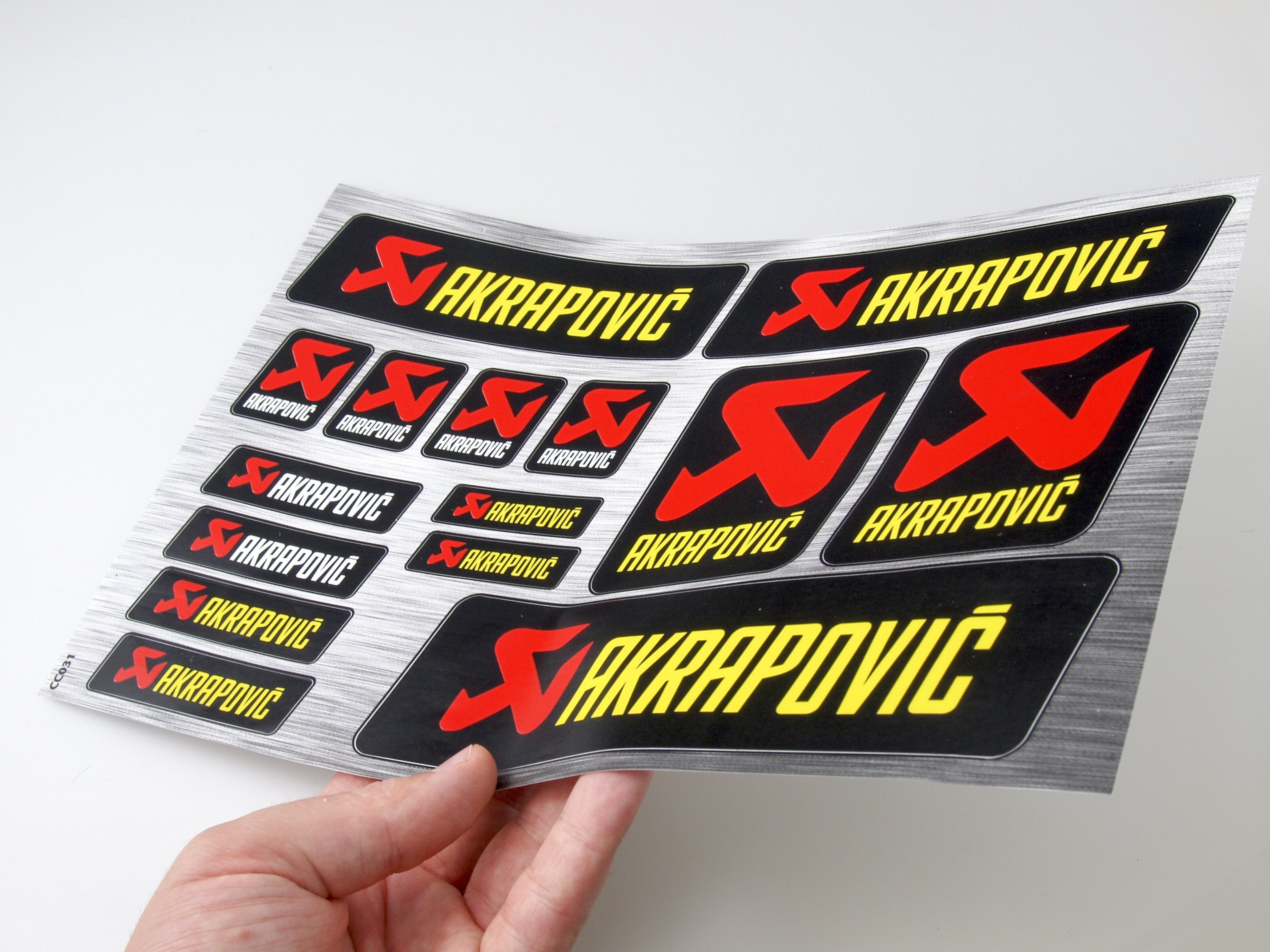 Akrapovic aufkleber für motoren CC031 - life-decor.de