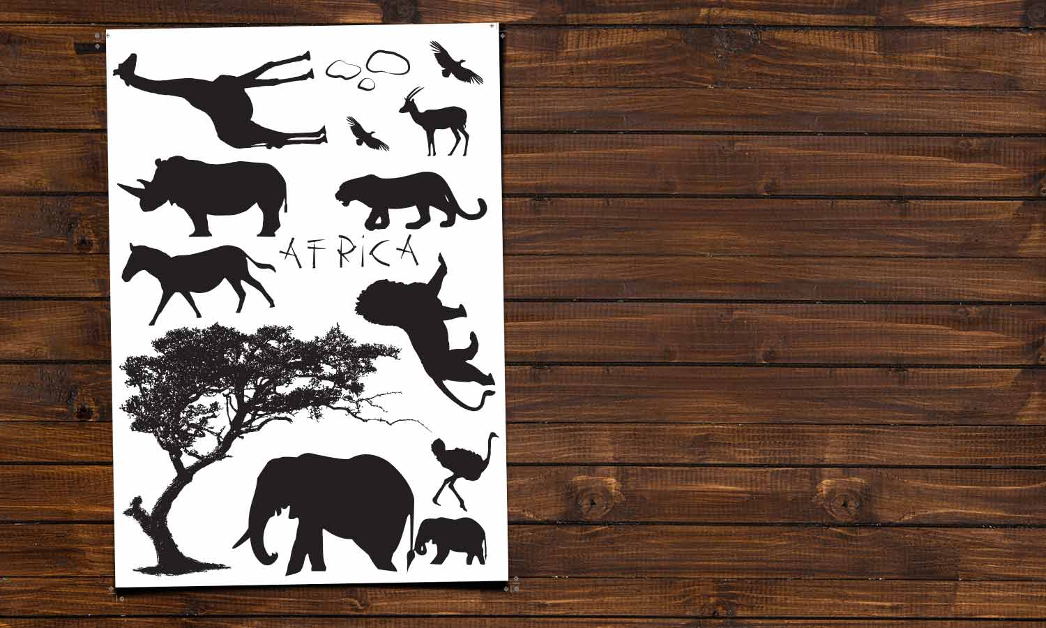 Wandaufkleber Afrika - M28 - life-decor.de