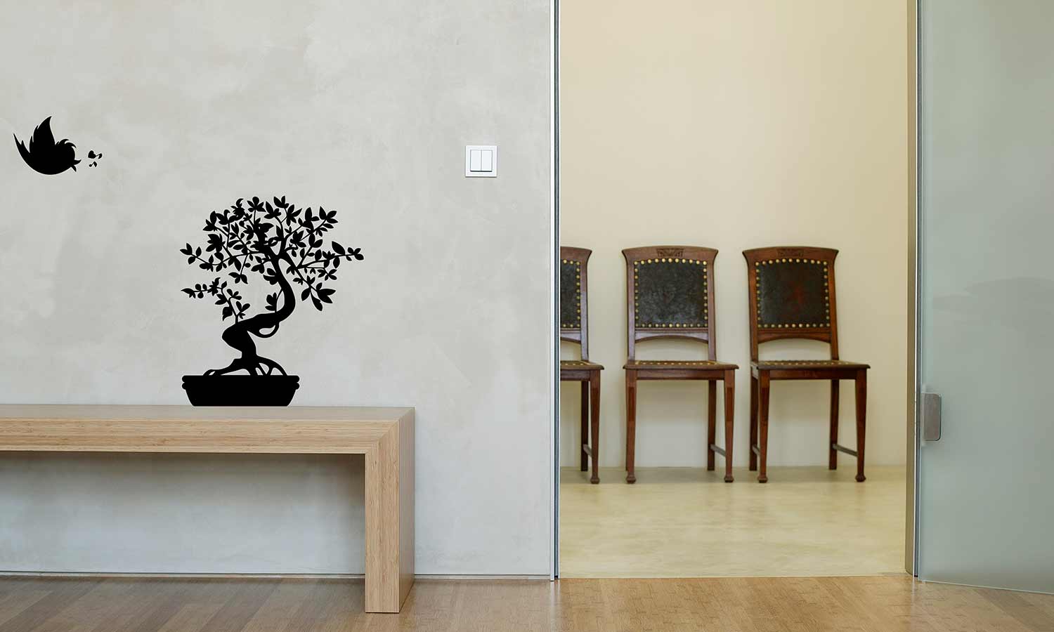 Wandaufkleber Bonsai - M7 - life-decor.de