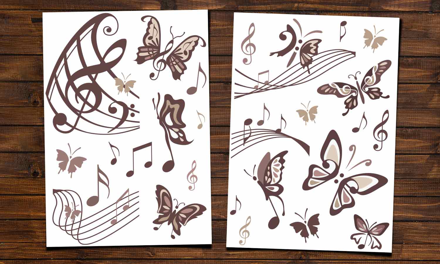 Wandaufkleber Magische Schmetterlinge - WS049 - life-decor.de