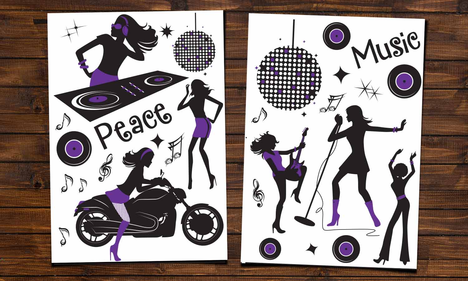 Wandaufkleber Nachtleben - WS066 - life-decor.de