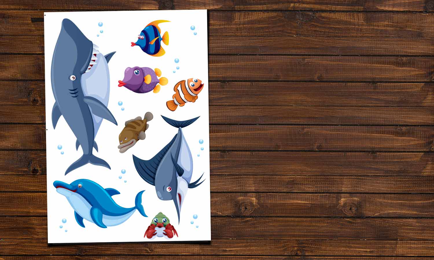 Wandaufkleber Fisch - M31 - life-decor.de