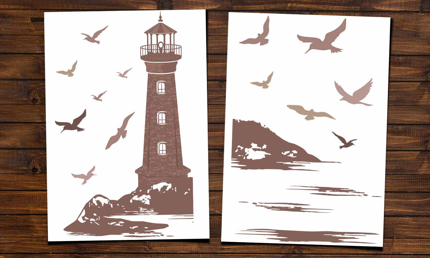 Wandaufkleber Leuchtturm - WS084 - life-decor.de