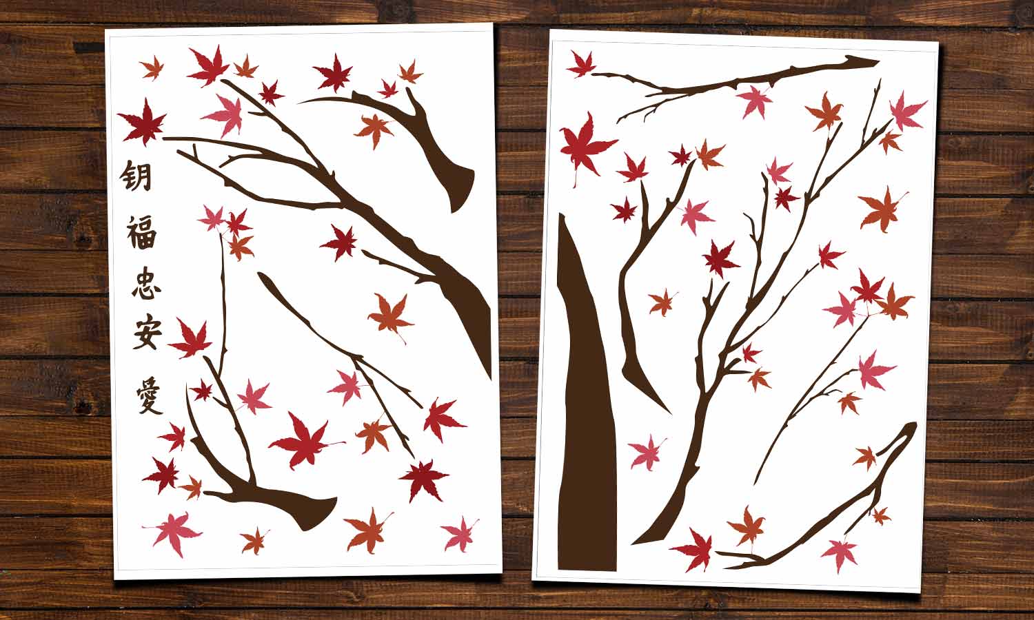 Wandaufkleber Japan baum- WS032 - life-decor.de