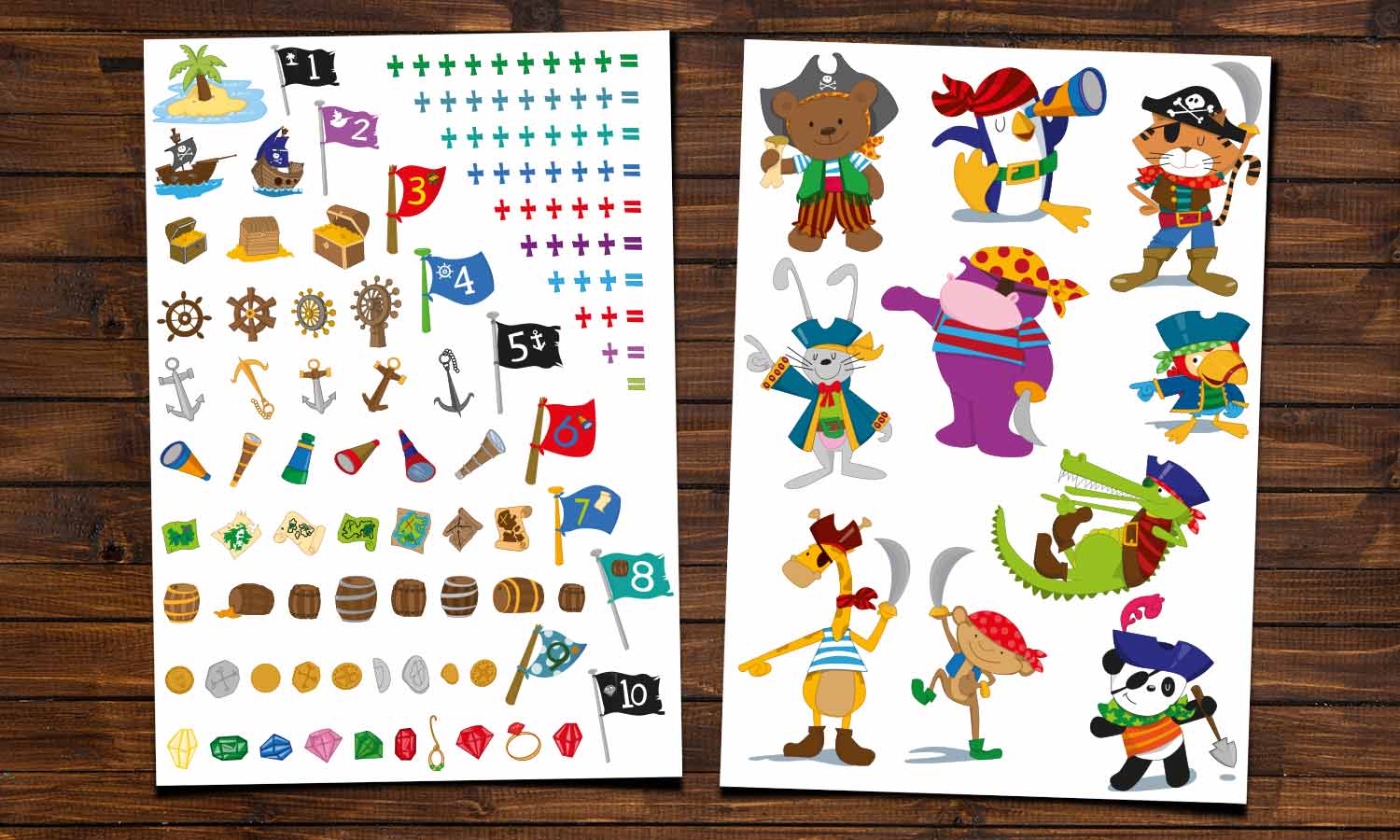 Wandaufkleber Piraten - WS086 - life-decor.de