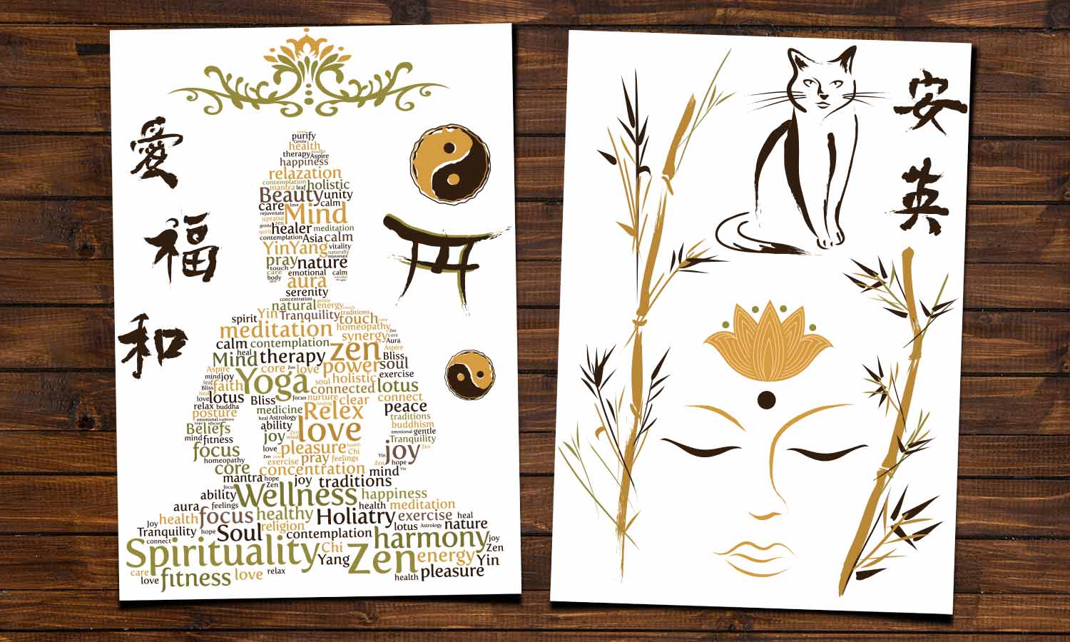 Wandaufkleber Zen - WS074 - life-decor.de