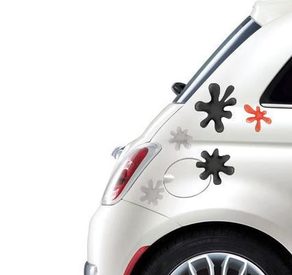 selbstklebender Aufkleber für ein Fahrrad - Flecken - life-decor.de