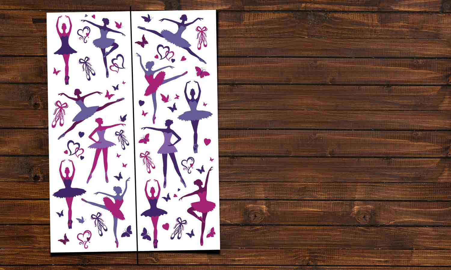 Wandaufkleber Ballerinas - DWS006 - life-decor.de