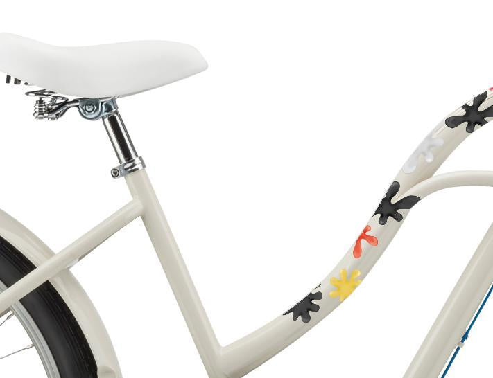 selbstklebender Aufkleber für ein Fahrrad - Flecken