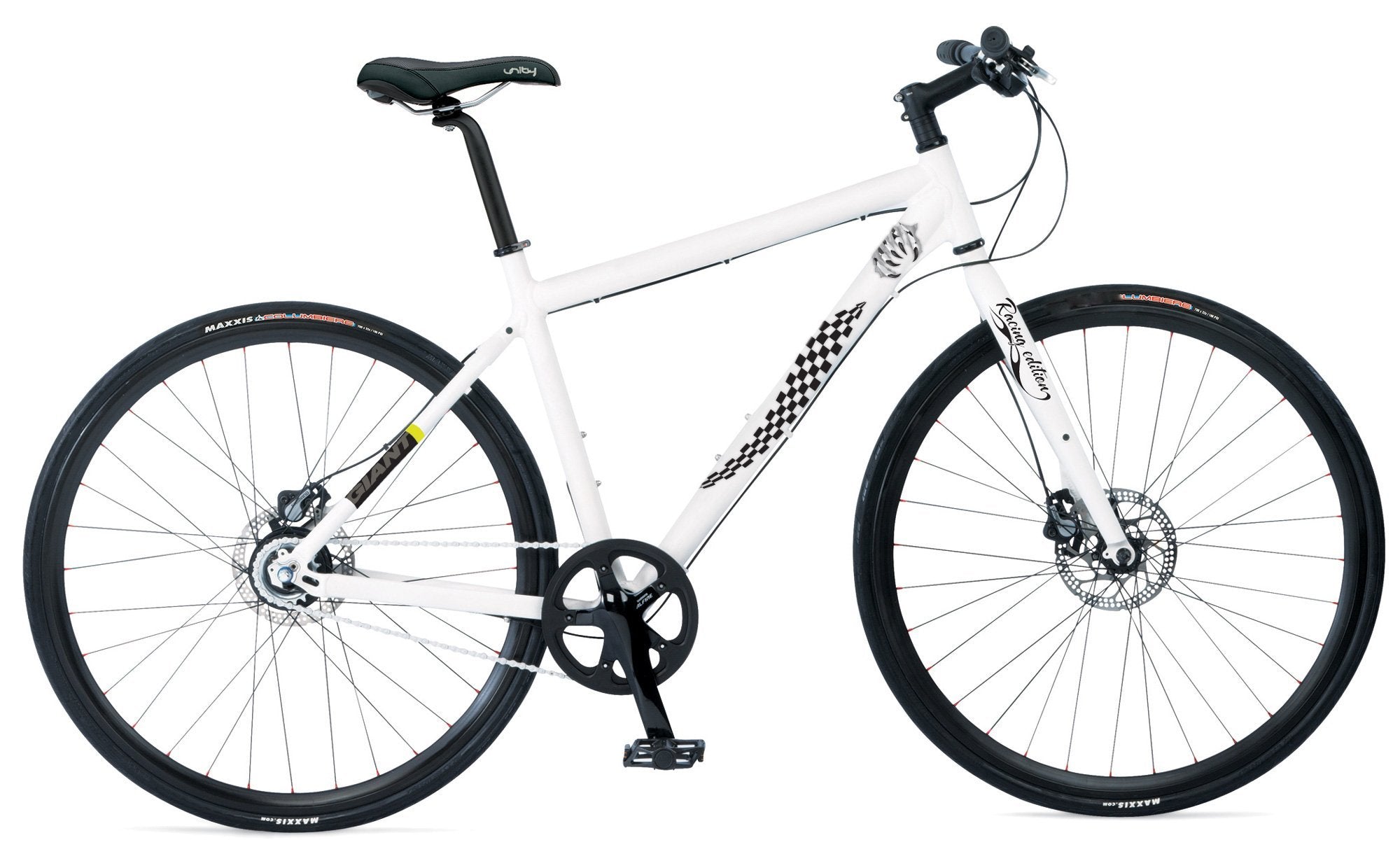 selbstklebender Aufkleber für ein Fahrrad - Rennflagge
