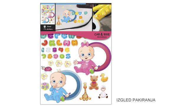 selbstklebender Aufkleber für ein Fahrrad - kinder - life-decor.de