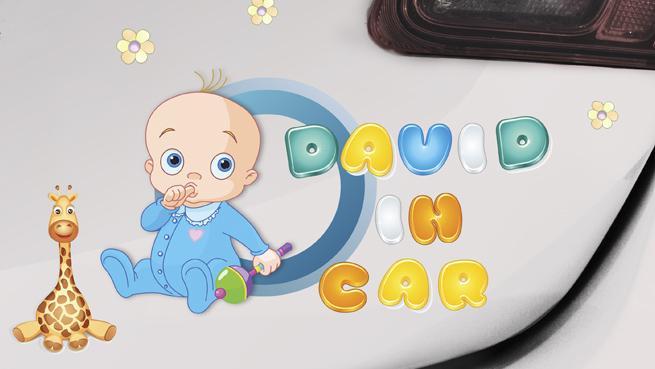 selbstklebender Aufkleber für ein Fahrrad - kinder - life-decor.de