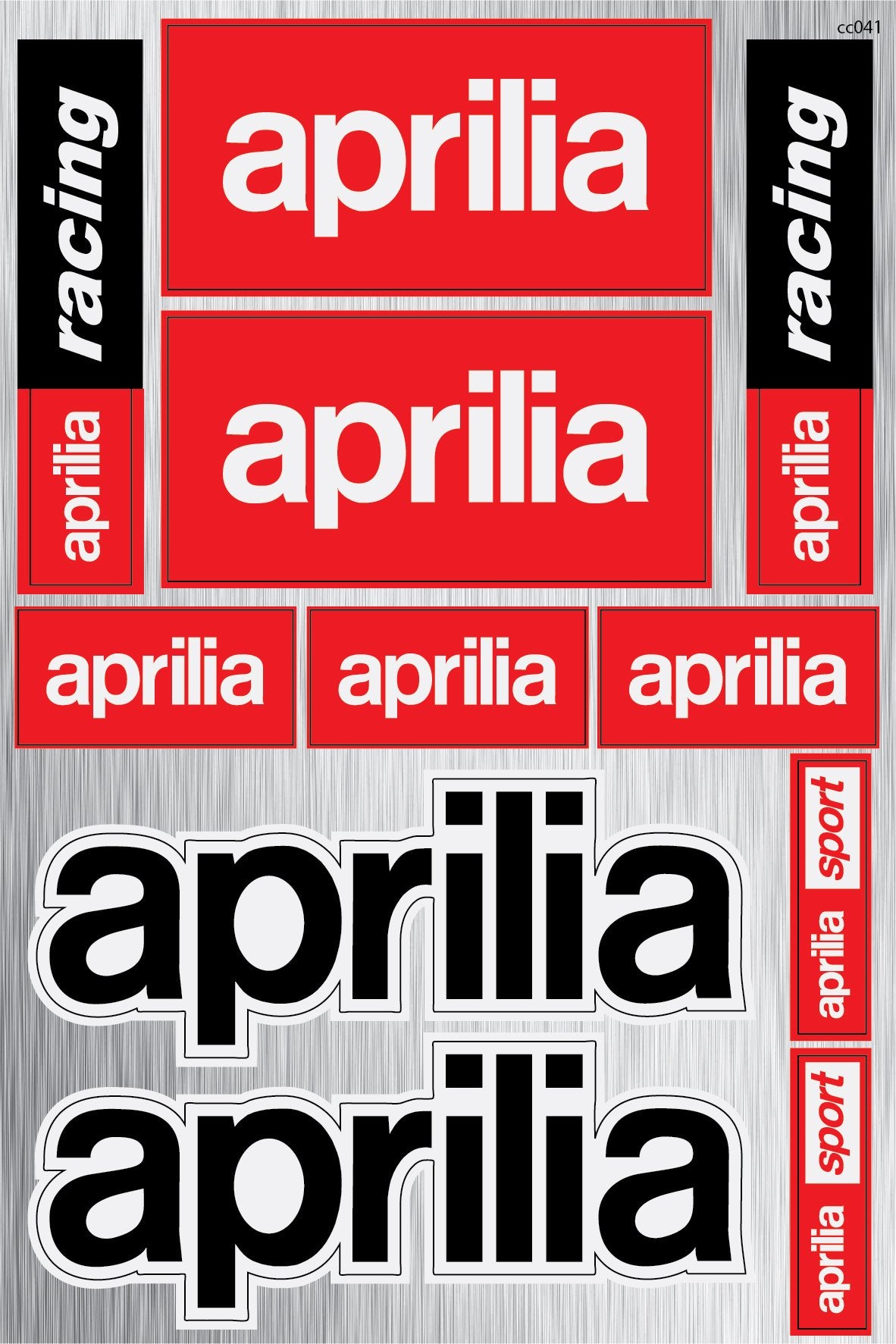 Aprilia aufkleber für motoren - life-decor.de