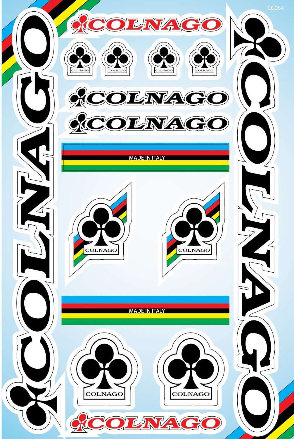 Colnago selbstklebender Aufkleber für ein Fahrrad - life-decor.de