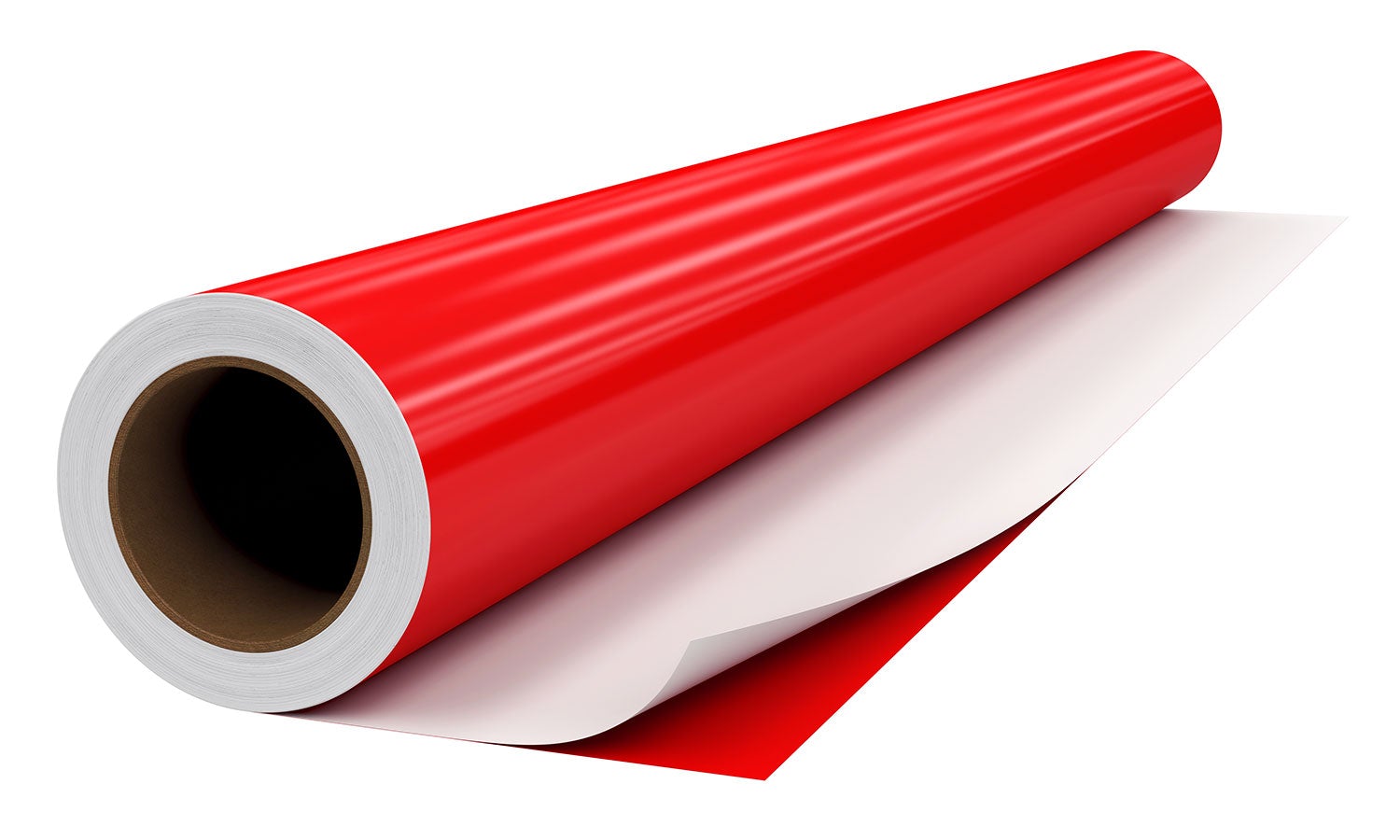 Rote selbstklebende Folie.