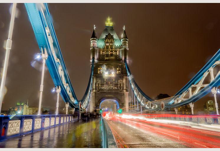 PVC Fototapete Tower Bridge - ECO Wandbild Selbstklebende Tapete - 3D Vinyl Wandsticker XXL SW160