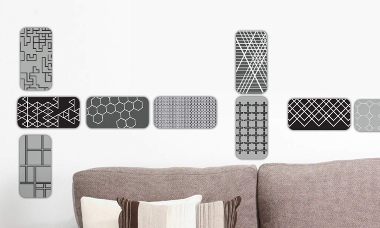 Wandaufkleber Geometri - M16 - life-decor.de