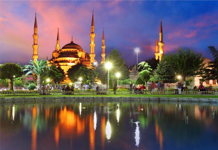 PVC Fototapete Istanbul - ECO Wandbild Selbstklebende Tapete - 3D Vinyl Wandsticker XXL SW401