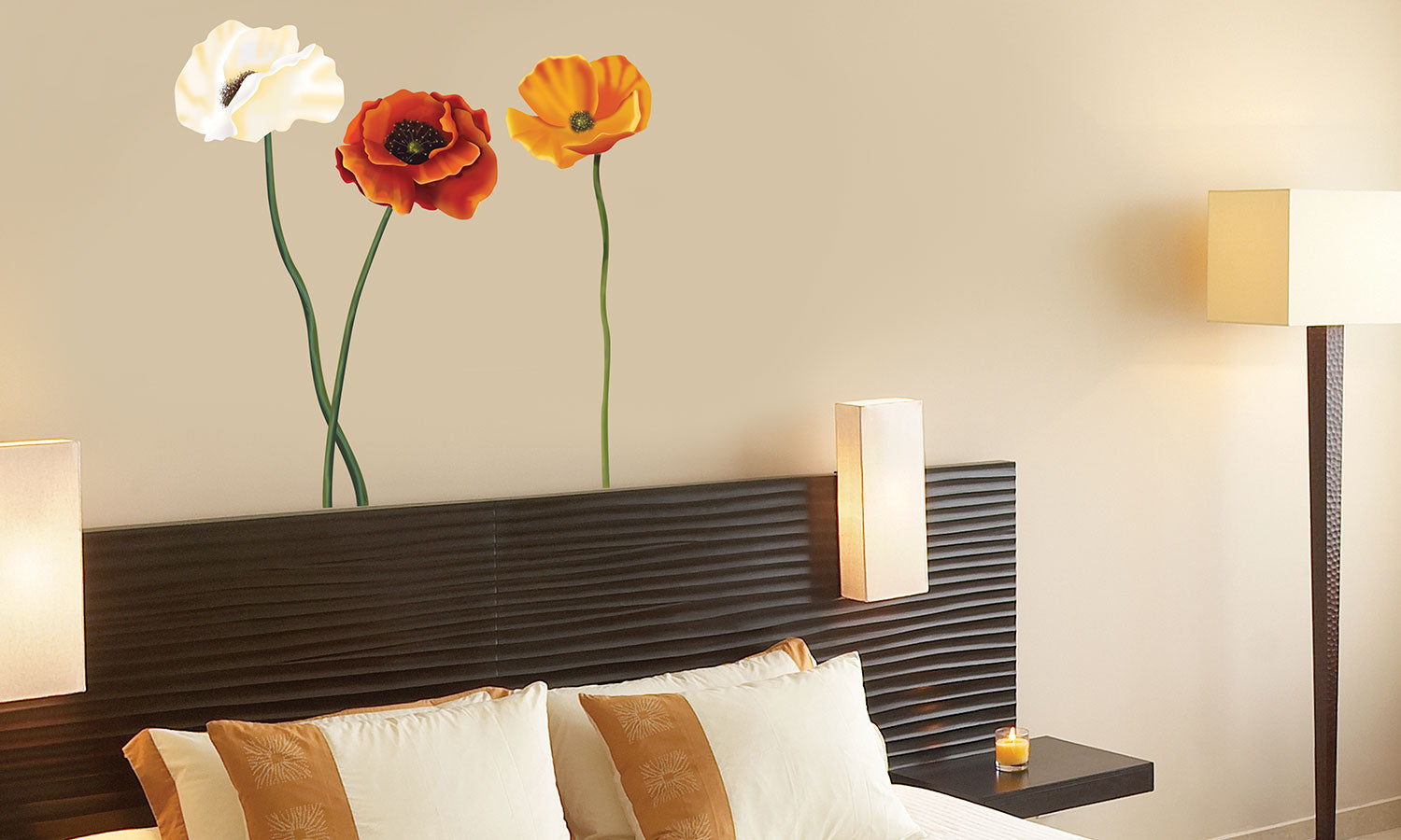 Wandaufkleber Mohn - VCS105 - life-decor.de