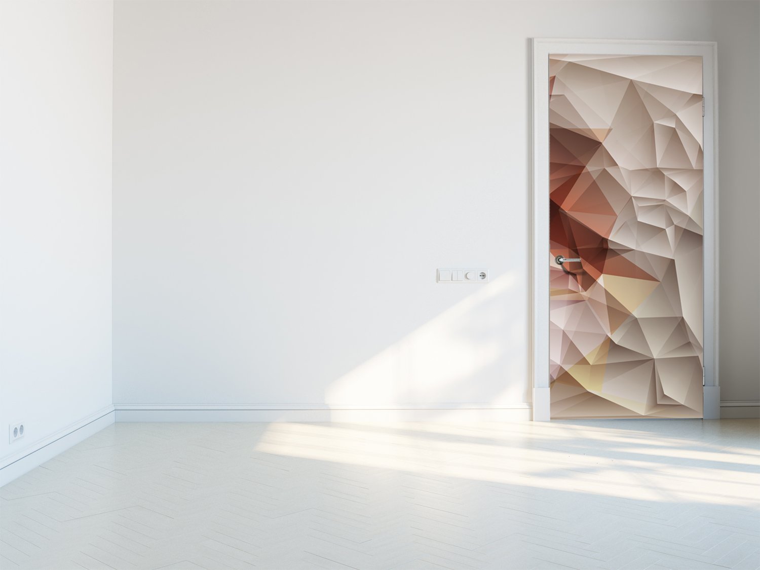 Tapete für Türen Triangular geometry - TA082 - life-decor.de