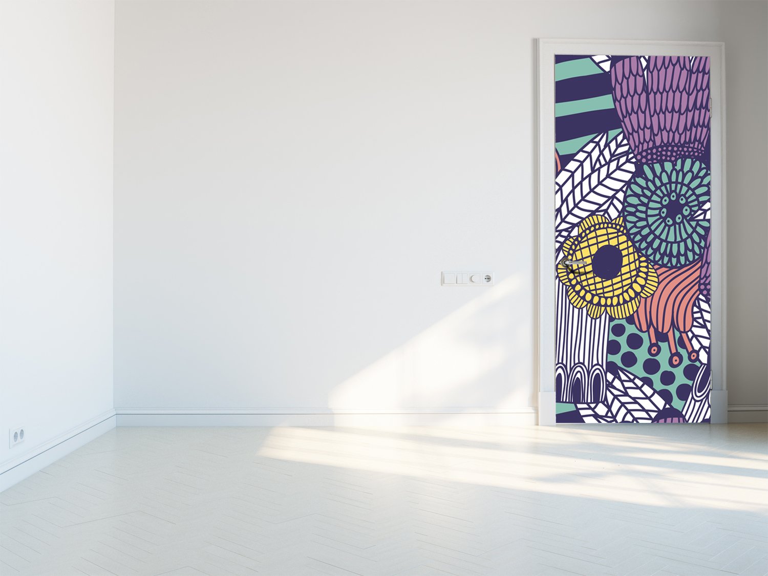 Tapete für Türen Abstract art VII - TA090 - life-decor.de