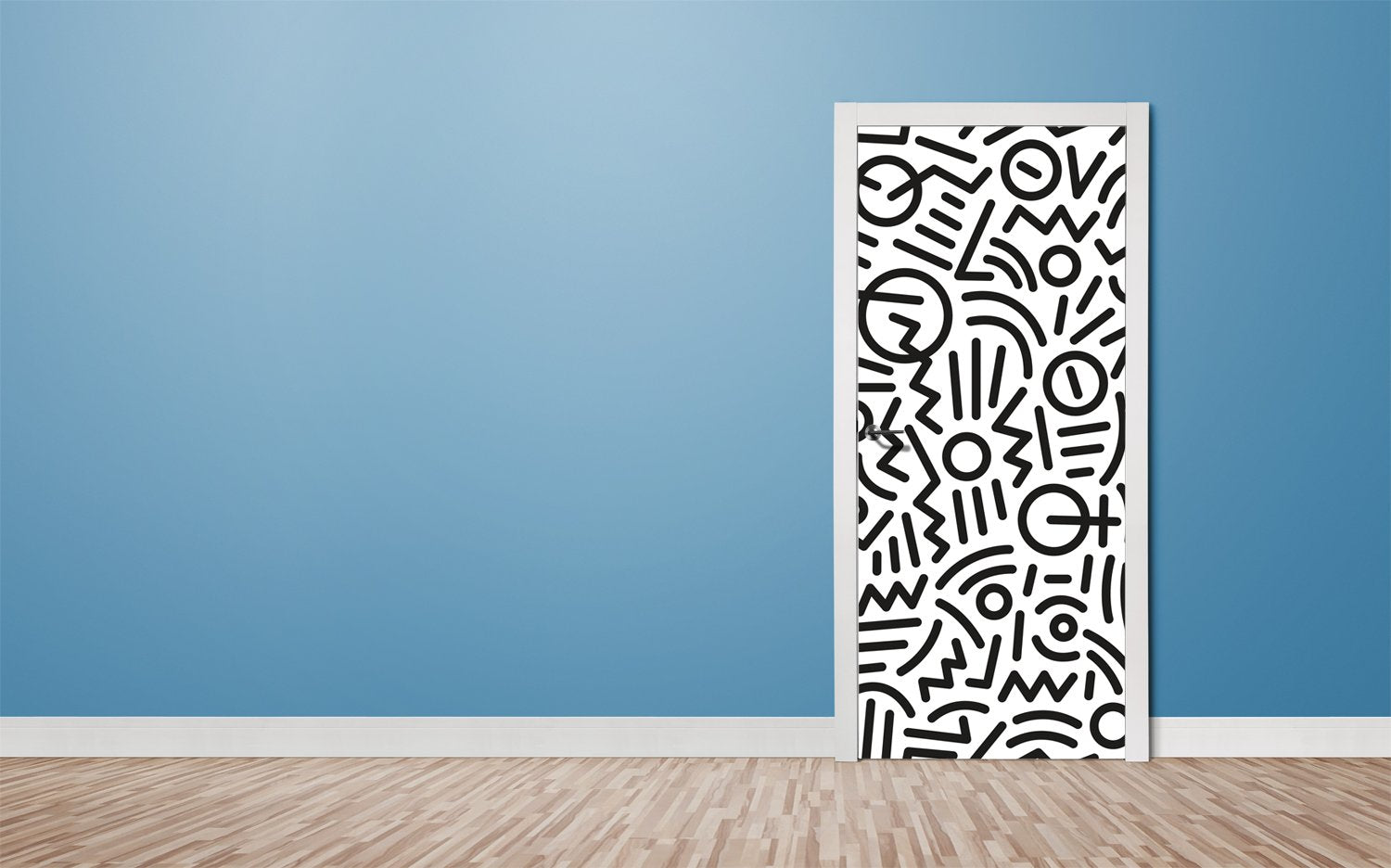 Tapete für Türen Stickman- TA094 - life-decor.de