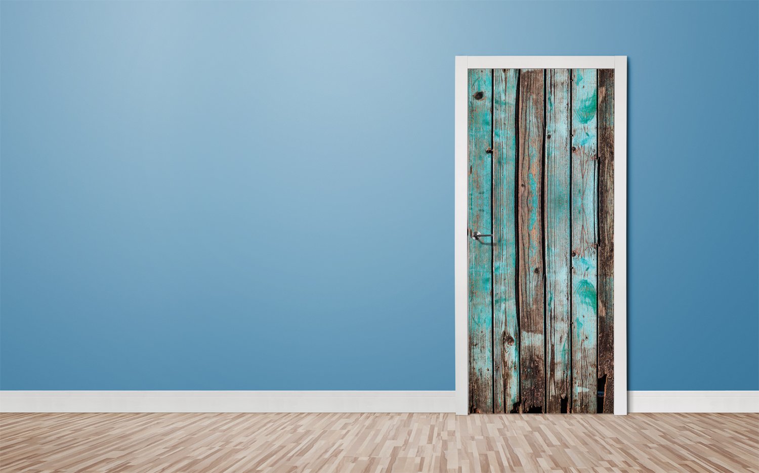 Tapete für Türen Rustical wooden doors- TA075 - life-decor.de