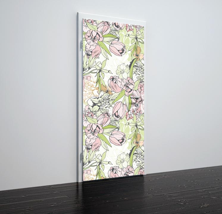 Tapete für Türen Flowers - TA099 - life-decor.de