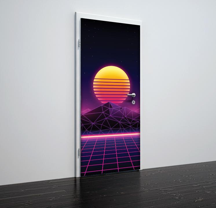 Tapete für Türen Abstract 4- TA050 - life-decor.de