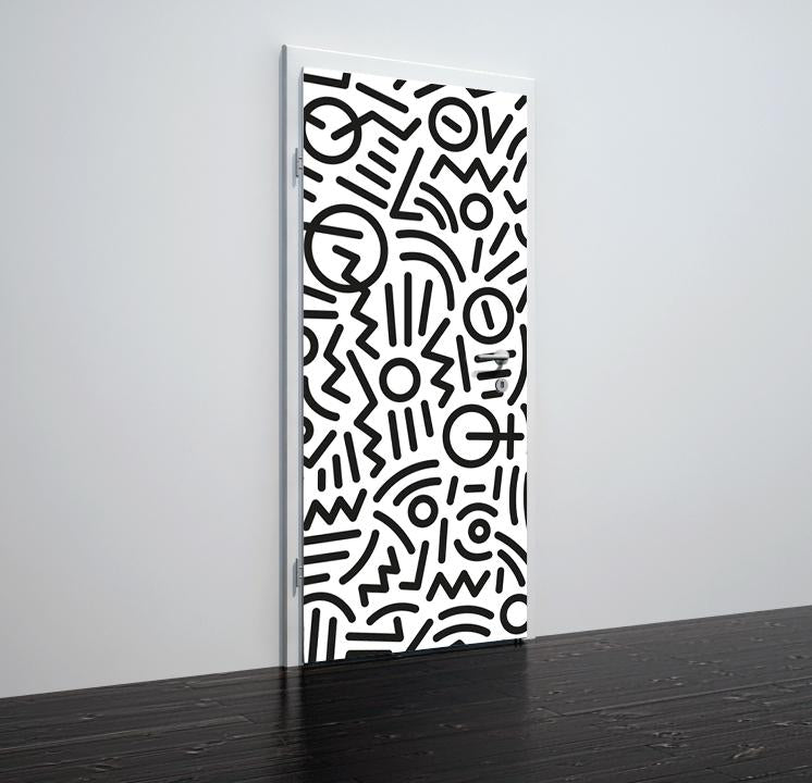 Tapete für Türen Stickman- TA094 - life-decor.de