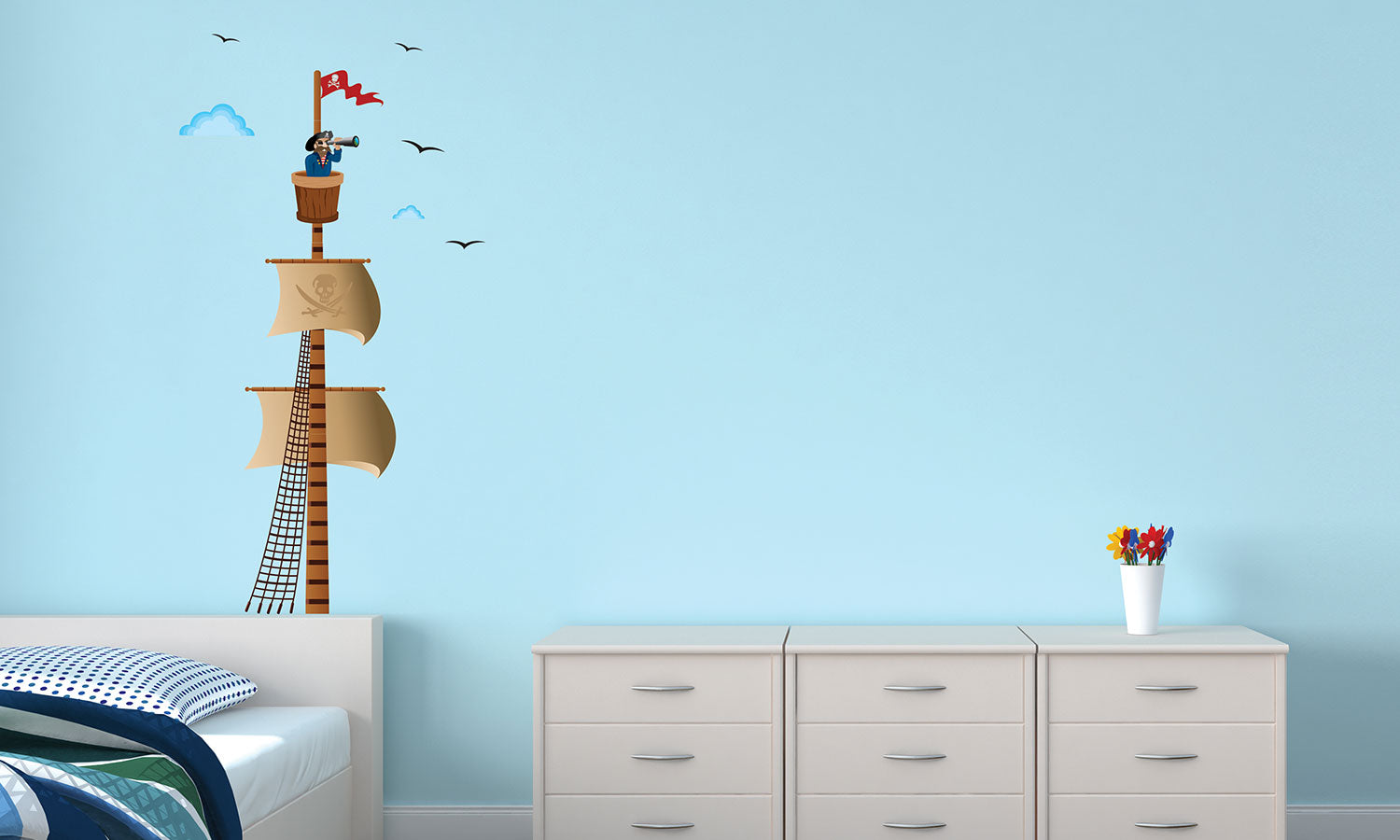 Wandaufkleber Piraten - DWS002 - life-decor.de